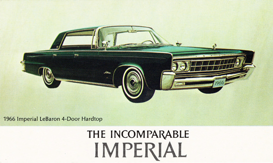 Imperial LeBaron Hardtop 1966 Green | Vintage Cars 1891-1970