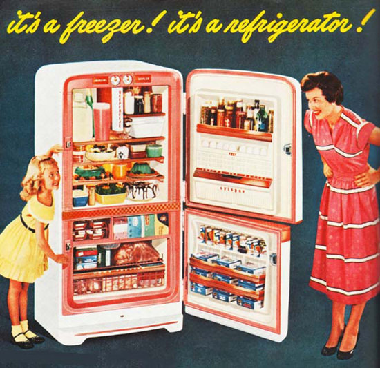 Its A Freezer Its A Refrigerator | Vintage Ad and Cover Art 1891-1970