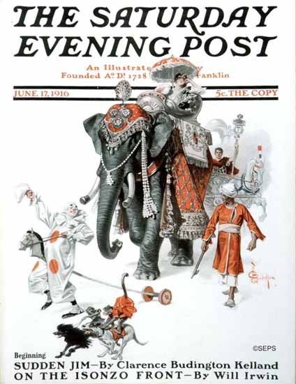 JC Leyendecker Artist Saturday Evening Post 1916_06_17 | The Saturday Evening Post Graphic Art Covers 1892-1930