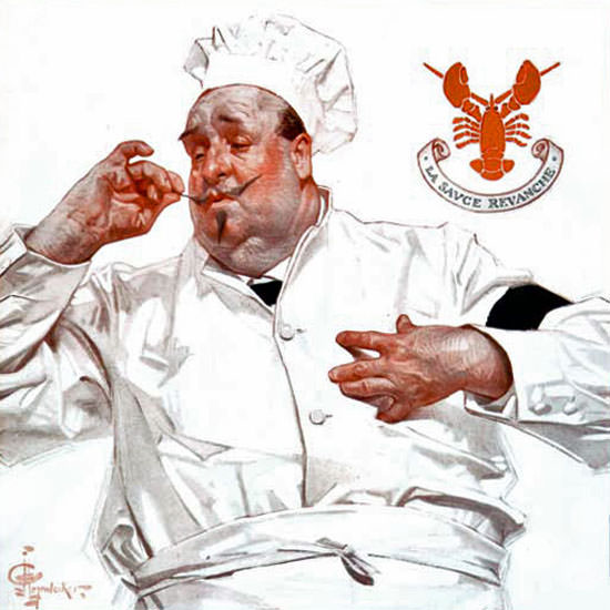 JC Leyendecker Saturday Evening Post 1908_04_11 Copyright crop | Best of 1891-1919 Ad and Cover Art