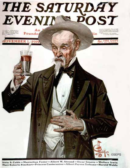 JC Leyendecker Saturday Evening Post 1919_11_01 | The Saturday Evening Post Graphic Art Covers 1892-1930