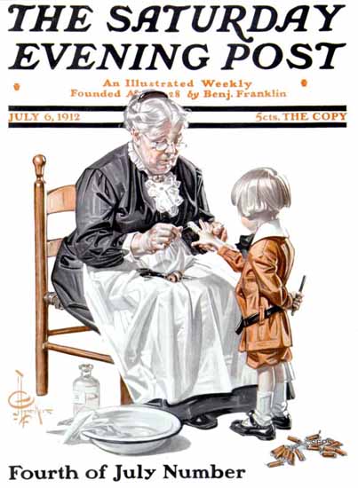 JC Leyendecker Saturday Evening Post July 4th 1912_07_06 | The Saturday Evening Post Graphic Art Covers 1892-1930