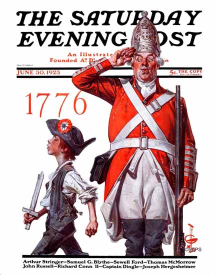 JC Leyendecker Saturday Evening Post July 4th 1923_06_30 | The Saturday Evening Post Graphic Art Covers 1892-1930