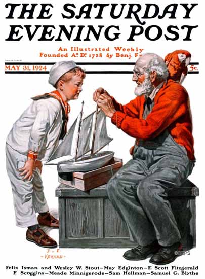JF Kernan Artist Saturday Evening Post 1924_05_31 | The Saturday Evening Post Graphic Art Covers 1892-1930