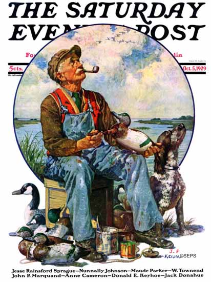 JF Kernan Saturday Evening Post 1929_10_05 | The Saturday Evening Post Graphic Art Covers 1892-1930