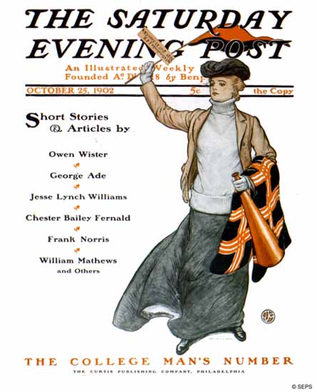 JJ Gould Saturday Evening Post 1902_10_25 | The Saturday Evening Post Graphic Art Covers 1892-1930