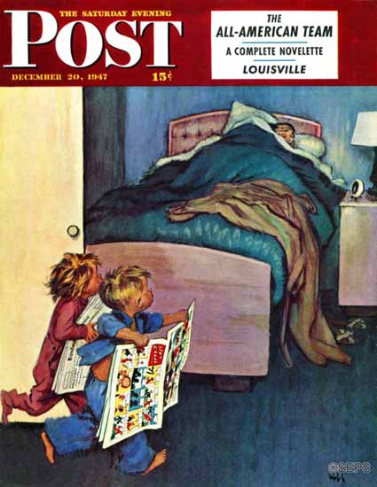 Jack Welch Saturday Evening Post Sunday Funnies 1947_12_20 | Sat Eve Post 1931-69 Jack Welch Saturday Evening Post Sunday Funnies 1947_12_20 | The Saturday Evening Post Graphic Art Covers 1931-1969
