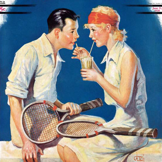 James C McKell Saturday Evening Post Sip 1930_06_21 Copyright crop | Best of 1930s Ad and Cover Art