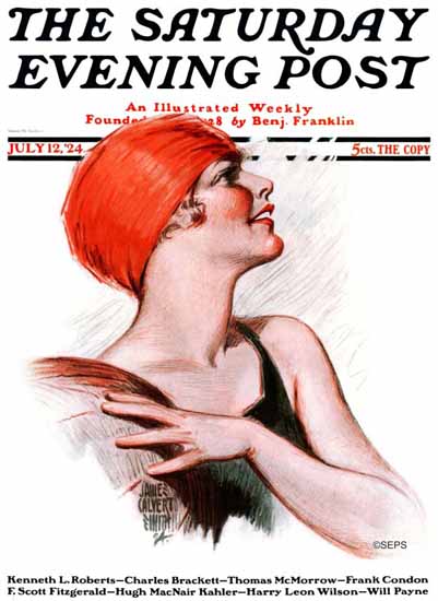 James Calvert Smith Artist Saturday Evening Post 1924_07_12 | The Saturday Evening Post Graphic Art Covers 1892-1930