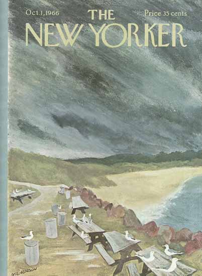 James Stevenson The New Yorker 1966_10_01 Copyright | New Yorker -1970 James Stevenson The New Yorker 1966_10_01 Copyright | The New Yorker Graphic Art Covers 1946-1970