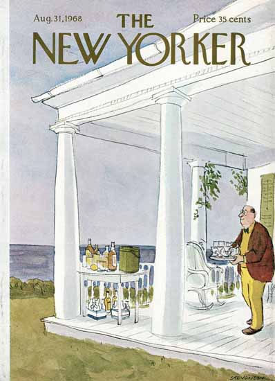 James Stevenson The New Yorker 1968_08_31 Copyright | The New Yorker Graphic Art Covers 1946-1970