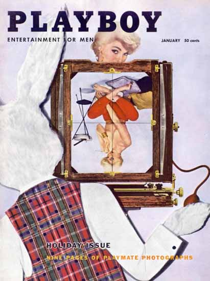 Jean Moorehead Playboy Magazine 1956-01 Copyright Sex Appeal | Sex Appeal Vintage Ads and Covers 1891-1970