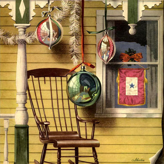 John Atherton Fortune Magazine December 1942 Copyright crop | Best of Vintage Cover Art 1900-1970