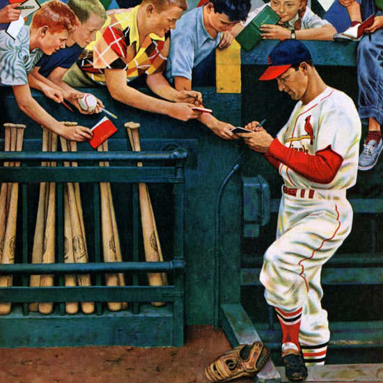 John Falter Saturday Evening Post Stan Man 1954_05_01 Copyright crop | Best of 1950s Ad and Cover Art