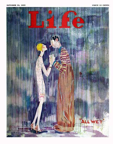 John Held Jr Life Magazine All Wet 1925-10-29 Copyright | LIFE 1891-1936 John Held Jr Life Magazine All Wet 1925-10-29 Copyright | Life Magazine Graphic Art Covers 1891-1936