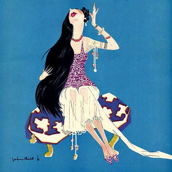 John Held Jr Life Magazine To Bob or Not 1924-12-18 Copyright crop | Best of 1920s Ad and Cover Art