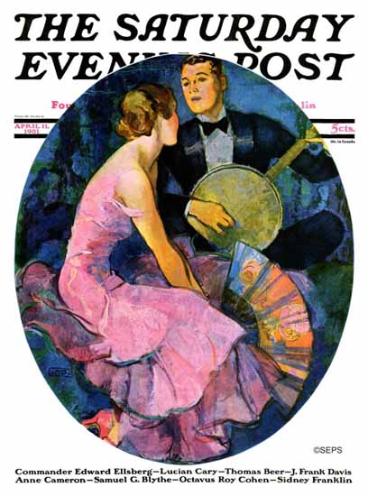 John La Gatta Cover Artist Saturday Evening Post 1931_04_11 | The Saturday Evening Post Graphic Art Covers 1931-1969