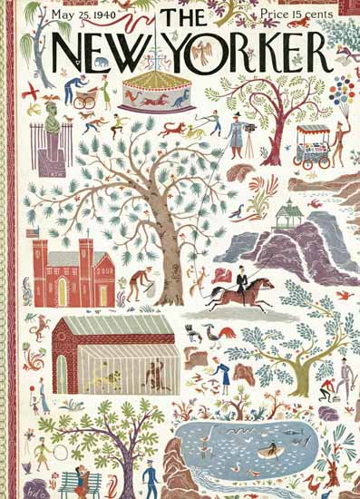 Joseph Low The New Yorker 1940_05_25 Copyright | New Yorker 1925-45 Joseph Low The New Yorker 1940_05_25 Copyright | The New Yorker Graphic Art Covers 1925-1945