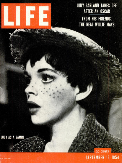 Judy Garland after her Oscar 13 Sep 1954 Copyright Life Magazine | Life Magazine BW Photo Covers 1936-1970