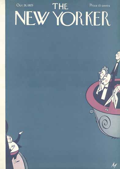 Julian De Miskey The New Yorker 1925_10_31 Copyright | The New Yorker Graphic Art Covers 1925-1945