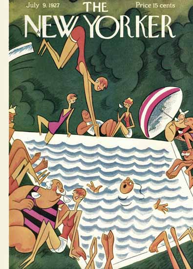 Julian De Miskey The New Yorker 1927_07_09 Copyright | New Yorker 1925-45 Julian De Miskey The New Yorker 1927_07_09 Copyright | The New Yorker Graphic Art Covers 1925-1945