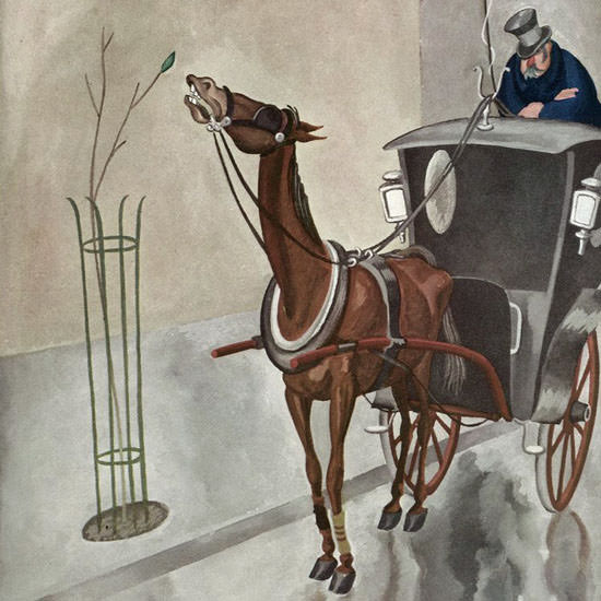 Julian De Miskey The New Yorker 1932_04_02 Copyright crop | Best of Vintage Cover Art 1900-1970