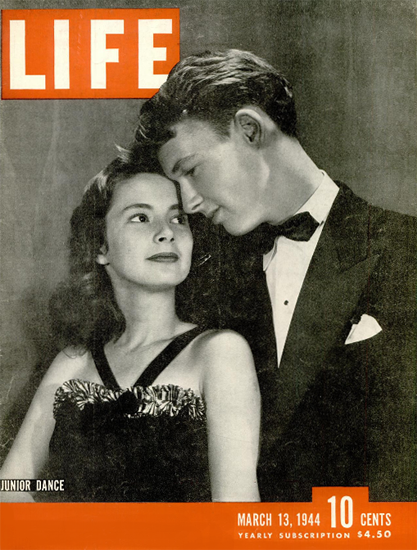 Junior Dance 13 Mar 1944 Copyright Life Magazine | Life Magazine BW Photo Covers 1936-1970
