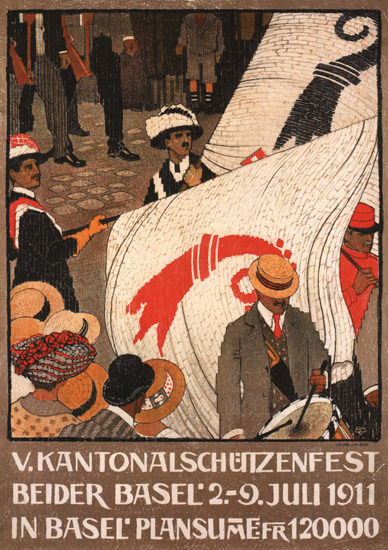 Kantonalschuetzenfest Beider Basel 1911 | Vintage Ad and Cover Art 1891-1970