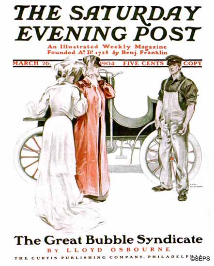 Karl Anderson Saturday Evening Post Cover Art 1904_03_26 | The Saturday Evening Post Graphic Art Covers 1892-1930
