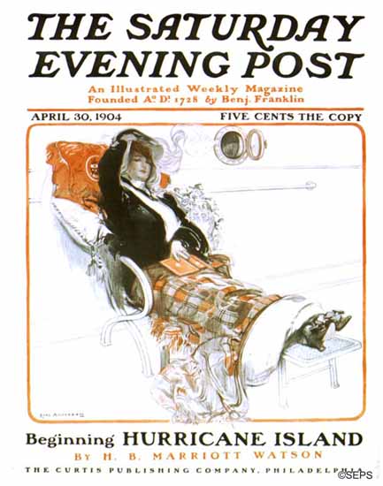 Karl Anderson Saturday Evening Post Cover Art 1904_04_30 | The Saturday Evening Post Graphic Art Covers 1892-1930