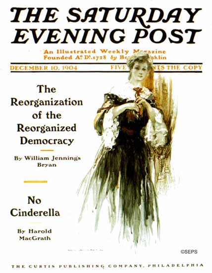 Karl Anderson Saturday Evening Post Cover Art 1904_12_10 | The Saturday Evening Post Graphic Art Covers 1892-1930