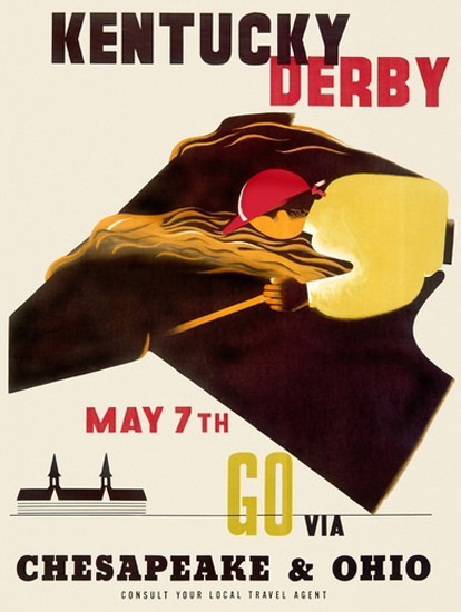 Kentucky Derby Chesapeake Ohio Horse Racing | Vintage Ad and Cover Art 1891-1970