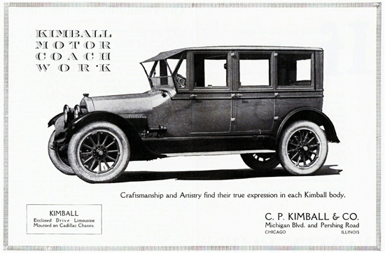Kimball Limousine On Cadillac Chassis 1922 | Vintage Cars 1891-1970