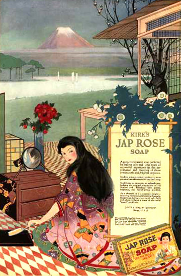 Kirks Jap Rose Soap 1918 | Sex Appeal Vintage Ads and Covers 1891-1970