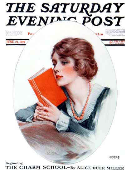 L Mayer Saturday Evening Post Cover 1919_06_21 | The Saturday Evening Post Graphic Art Covers 1892-1930