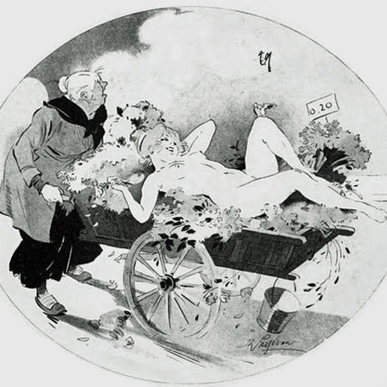 La Vie Parisienne 1911 Voici L Ete Rene Prejelan crop | Best of Vintage Cover Art 1900-1970