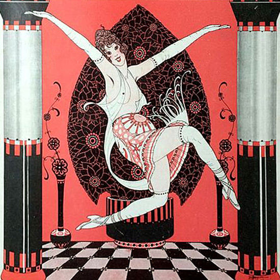 La Vie Parisienne 1913 La Danse De Demain Armand Vallee crop | Best of Vintage Cover Art 1900-1970