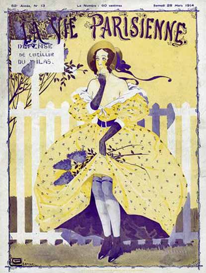 La Vie Parisienne 1914 Mars 28 Georges Leonnec Sex Appeal | Sex Appeal Vintage Ads and Covers 1891-1970