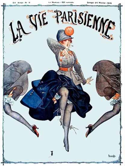 La Vie Parisienne 1916 La Souris Cheri Herouard | La Vie Parisienne Erotic Magazine Covers 1910-1939