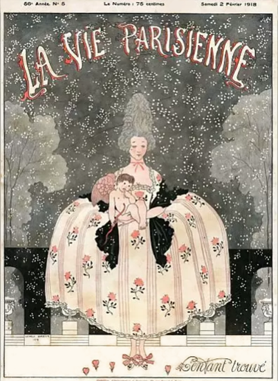 La Vie Parisienne 1918 Enfant Trouve | La Vie Parisienne Erotic Magazine Covers 1910-1939
