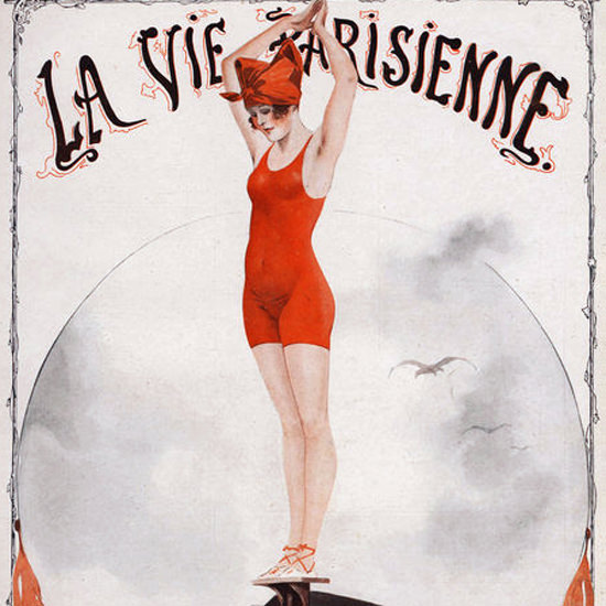 La Vie Parisienne 1919 Etoile De Mer Georges Leonnec crop | Best of Vintage Cover Art 1900-1970