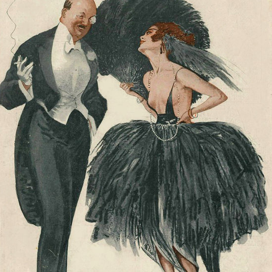 La Vie Parisienne 1919 Le Beau Gosse Georges Leonnec crop | Best of Vintage Cover Art 1900-1970
