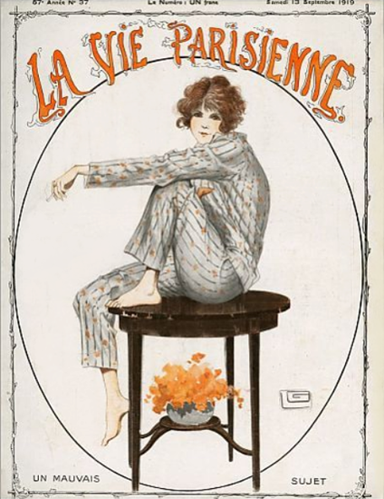 La Vie Parisienne 1919 Un Mauvais Sujet Georges Leonnec | La Vie Parisienne Erotic Magazine Covers 1910-1939