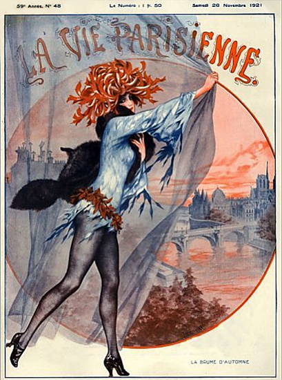 La Vie Parisienne 1921 La Baume D Automne Sex Appeal | Sex Appeal Vintage Ads and Covers 1891-1970