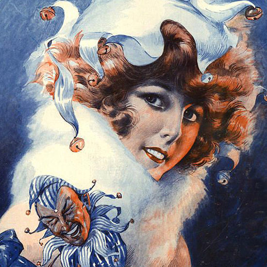 La Vie Parisienne 1921 La Fee Aux Grelots Maurice Milliere crop | Best of Vintage Cover Art 1900-1970