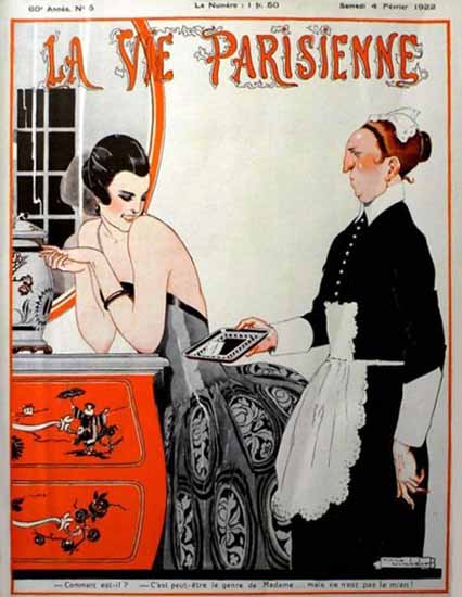 La Vie Parisienne 1922 Comment Est-Il Rene Vincent | La Vie Parisienne Erotic Magazine Covers 1910-1939