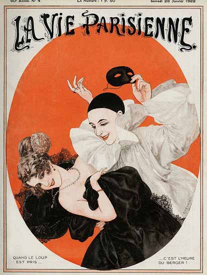 La Vie Parisienne 1922 L Heur Du Berger Cheri Herouard | La Vie Parisienne Erotic Magazine Covers 1910-1939