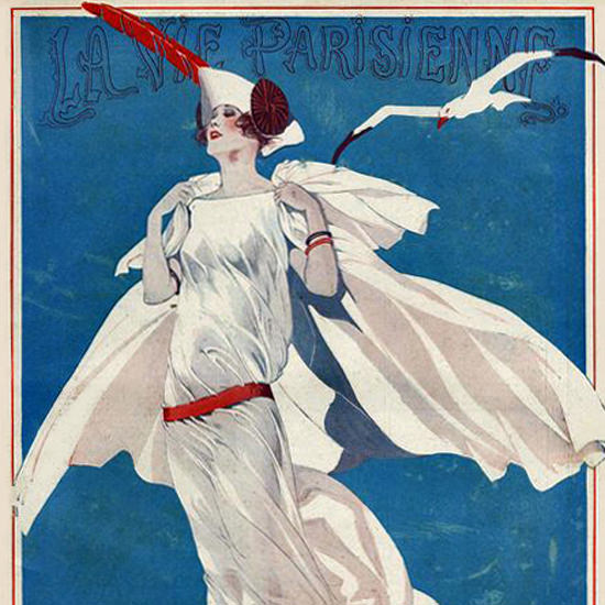 La Vie Parisienne 1922 La Mouette Rieuse Georges Leonnec crop | Best of 1920s Ad and Cover Art