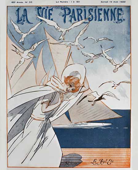La Vie Parisienne 1922 Le Bel Ete Sex Appeal | Sex Appeal Vintage Ads and Covers 1891-1970