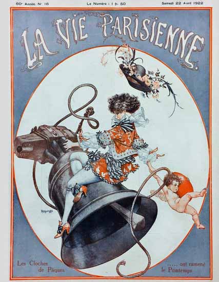 La Vie Parisienne 1922 Le Coches De Pagues Cheri Herouard | La Vie Parisienne Erotic Magazine Covers 1910-1939